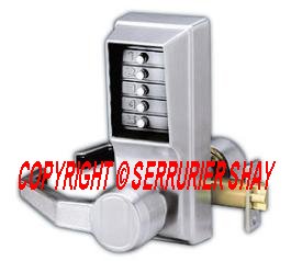 Kaba Ilco 1000 Series,Entrance Lever Set, MECHANICAL PUSHBUTTON SIMPLEX LOCKS (19)