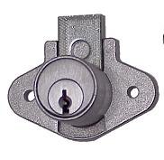 National 7 8in. Pin Tumbler Drawer Lock with Dead Latch - Keyed Alike (Dull Chrome) (22)